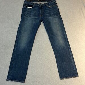 Lucky Brand 363 Straight Mens Blue Jeans